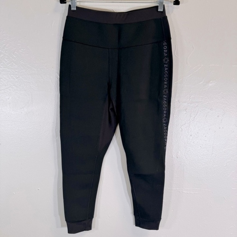 ZAGGORA London black neoprene pants leggings women's sz8 thermoluxe technology